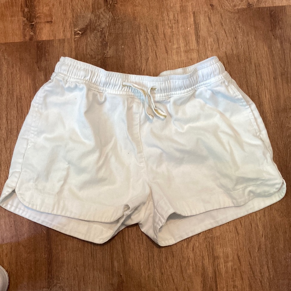 J Crew size 12 kids shorts in white